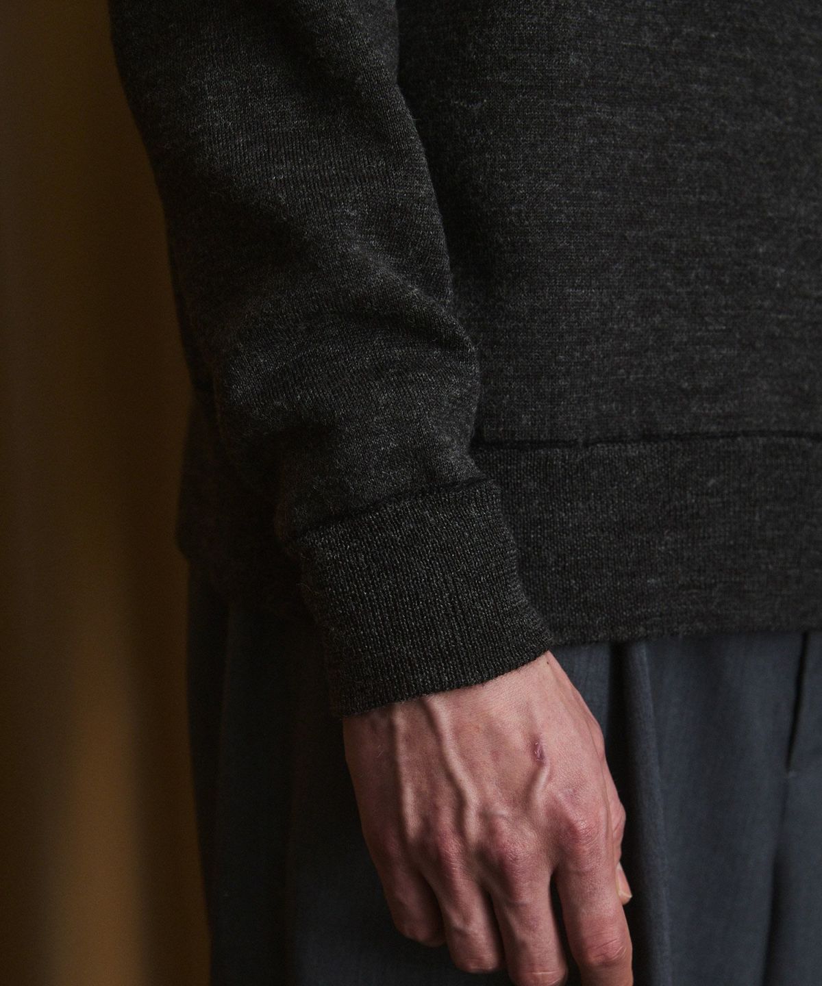 OPENING ACT] WOOLミックスリバーシブルVネックカーディガン | OPENING ACT