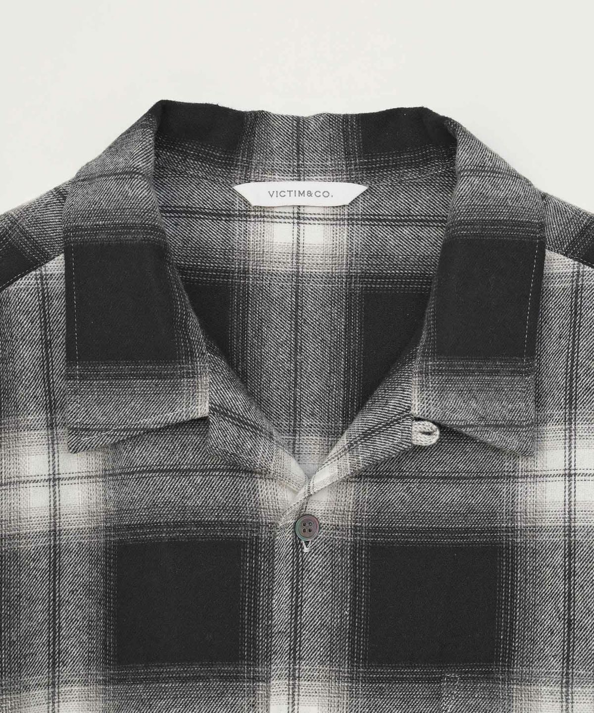 VICTIM] SHORT CHECK SHIRT 〓予約販売・2026年3月頃お届け予定