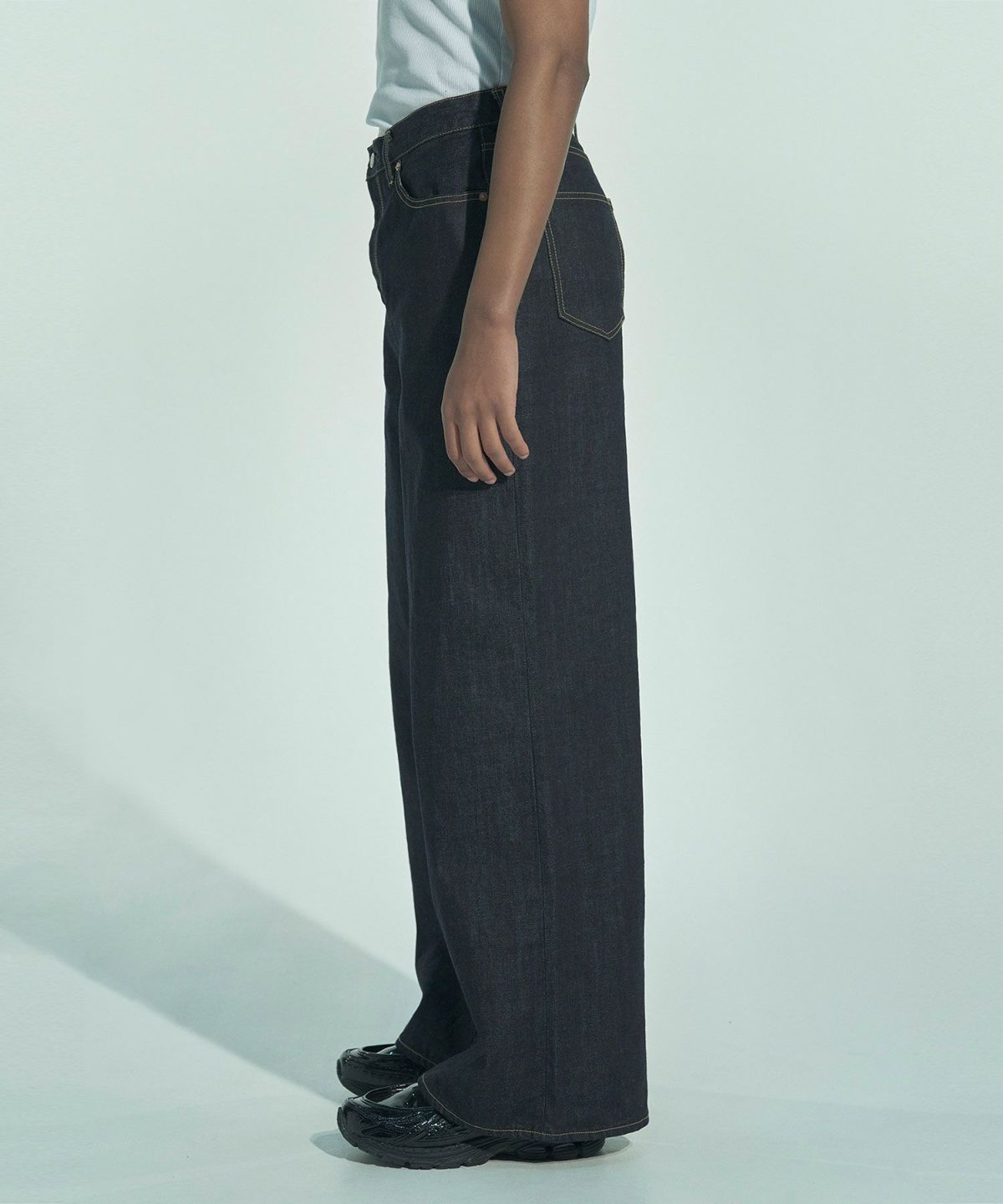 VICTIM×HAGUN] OW WIDE DENIM PANTS 〓予約販売・2026年4月頃お届け