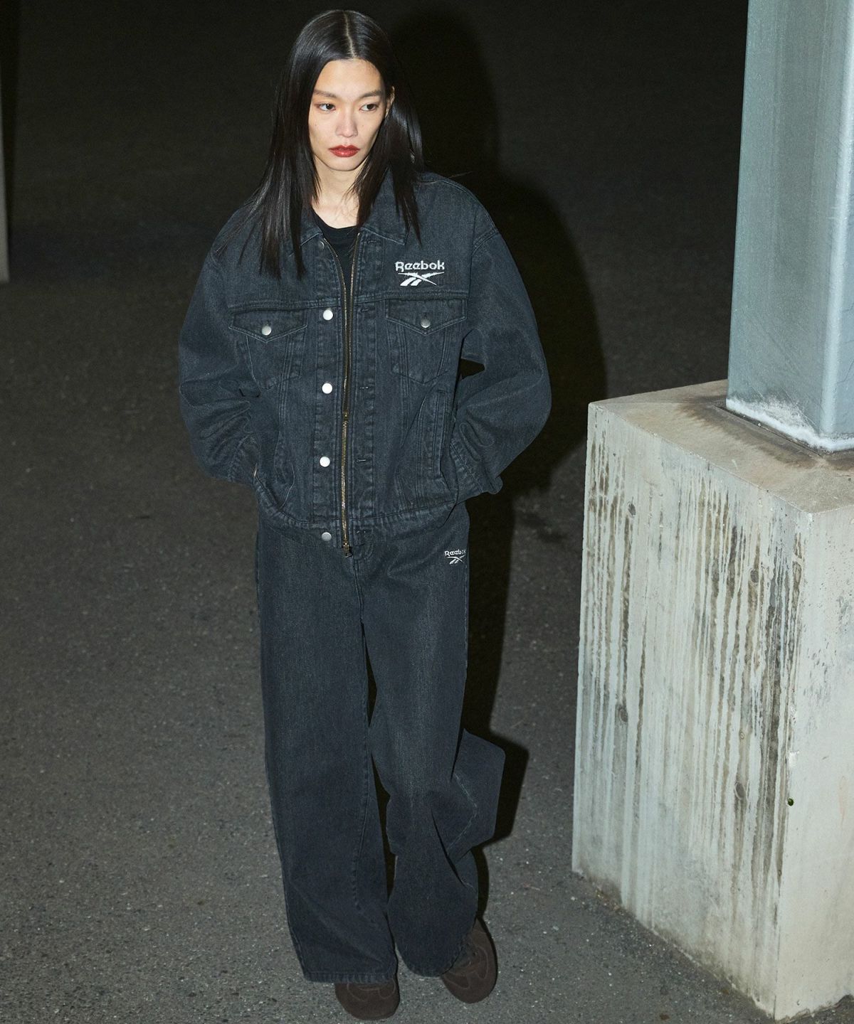 Reebok] デニムトラッカージップアップジャケット 〓予約販売・2026年3