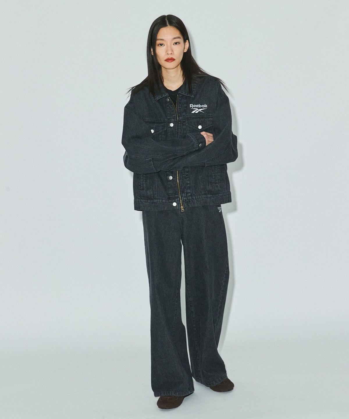 Reebok] デニムトラッカージップアップジャケット 〓予約販売・2026年3