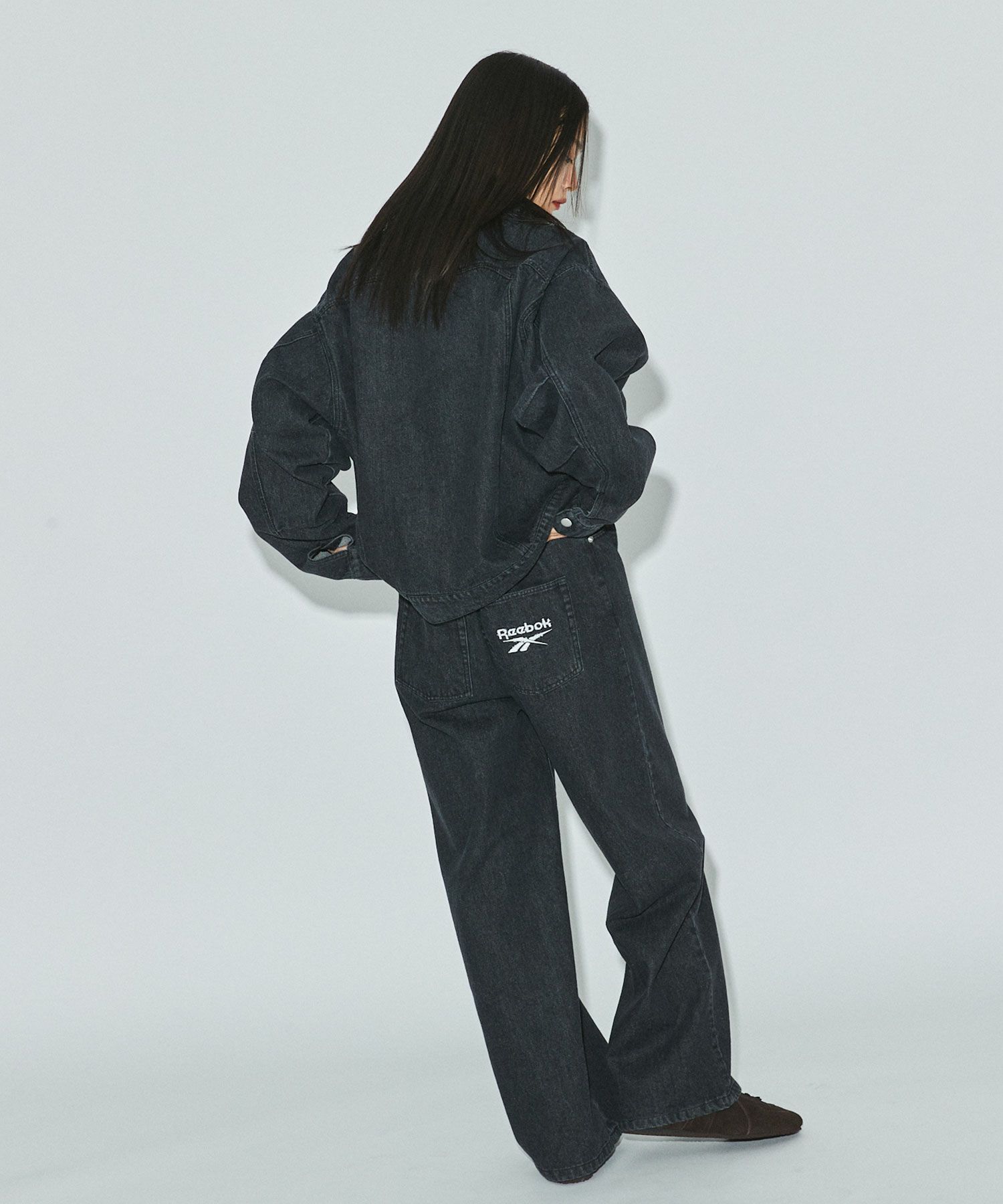 Reebok] デニムトラッカージップアップジャケット 〓予約販売・2026年3