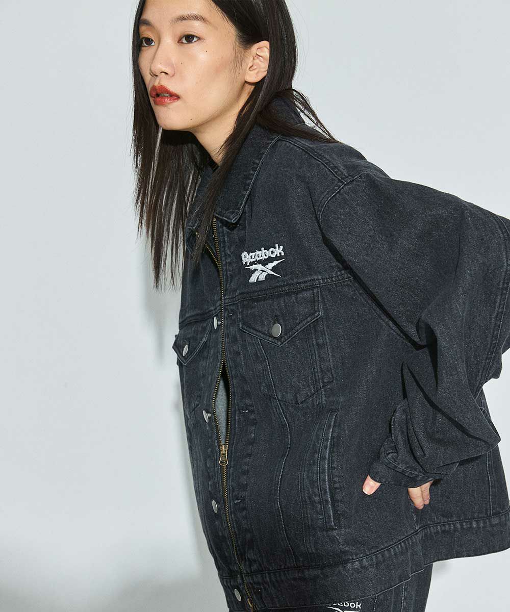 Reebok] デニムトラッカージップアップジャケット 〓予約販売・2026年3