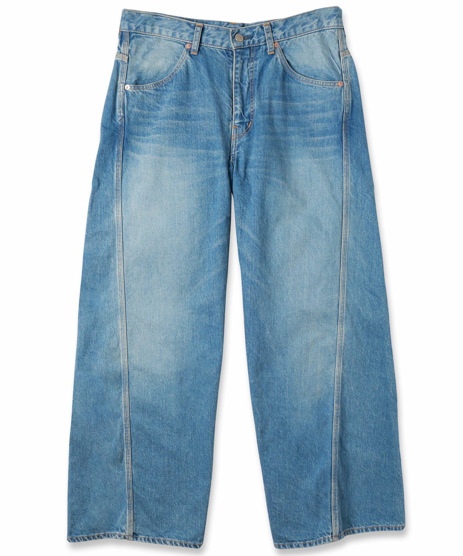 JieDa] USED 3D WORK DENIM 〓予約販売・2026年2月頃お届け予定